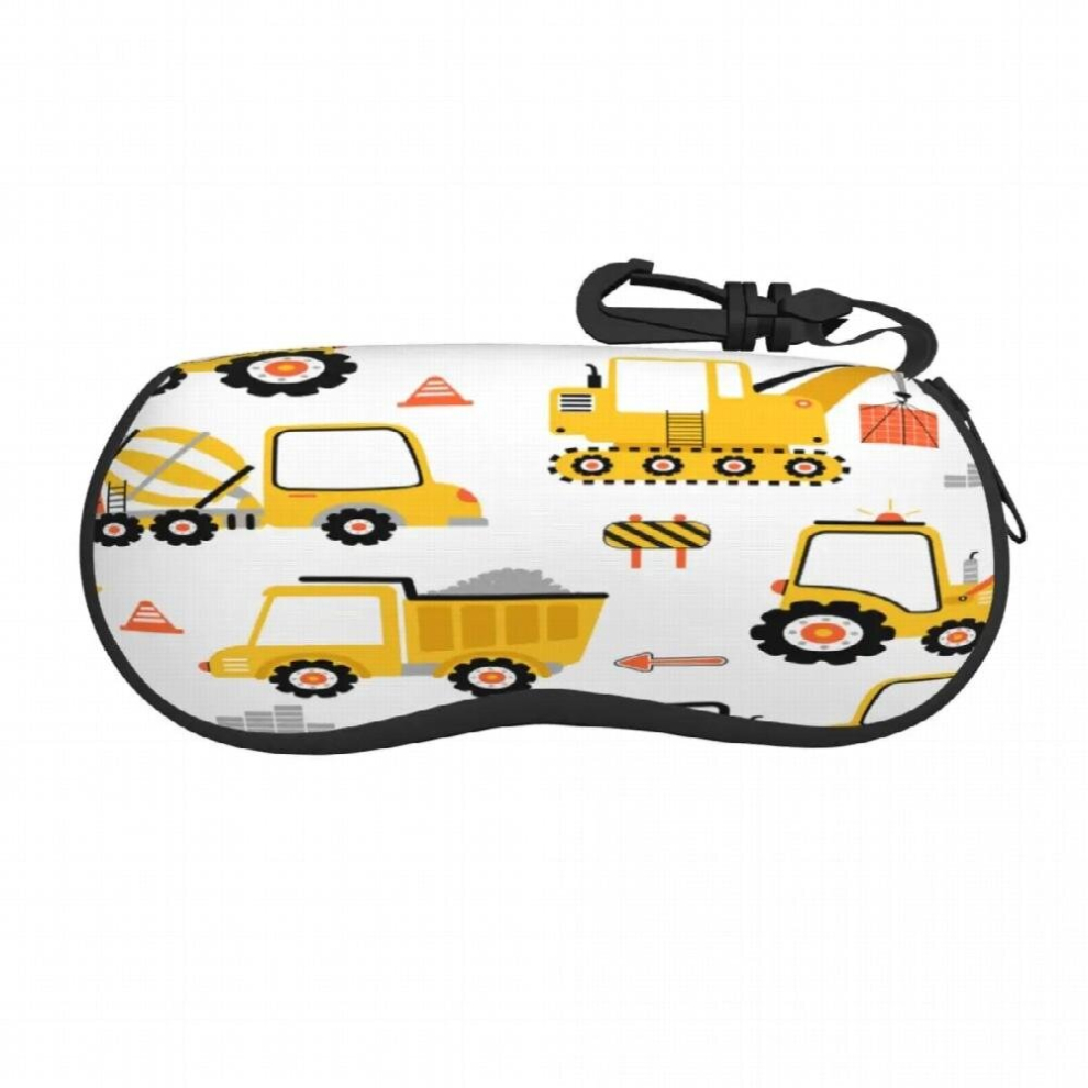 Glasses Case Soft Glasses Bag Cartoon Truck Portable Sunglasses Box Bag Eyeglasses Case