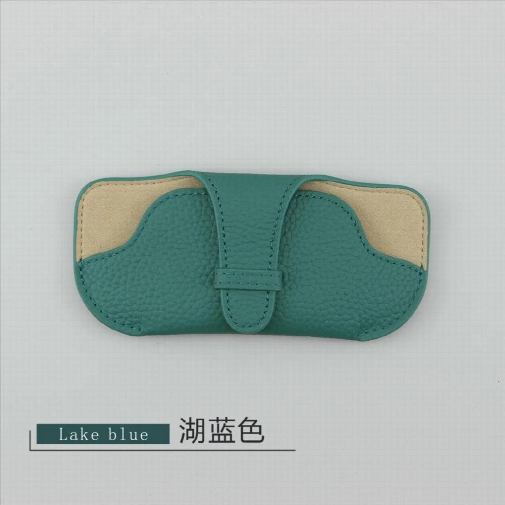 Glasses Bag Portable Leather Eyewear Case Sunglasses Protective Cover Women Eyewear Clip Ins Bag Girl Gift