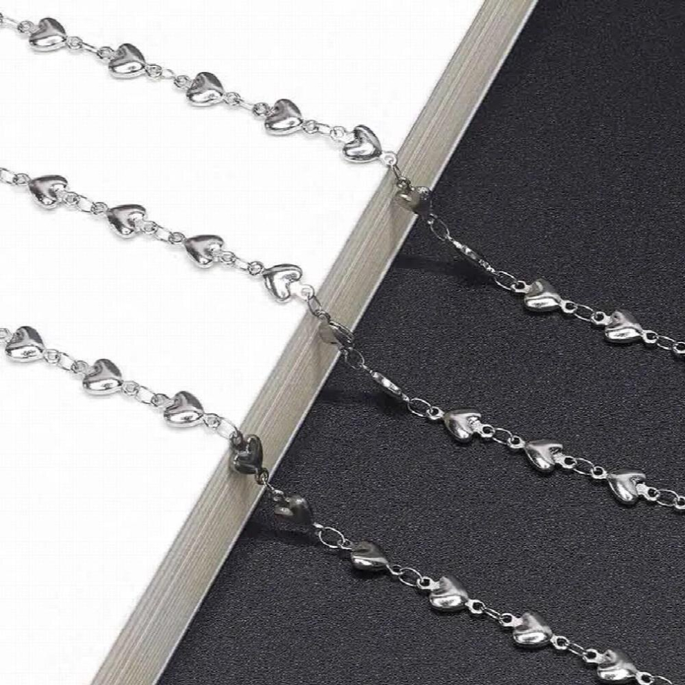 Handmake Heart Sunglasses Lanyard Stainless Steel Never Fade Eyeglasses Cord Reading Glasses Strap Eyewear Accessories