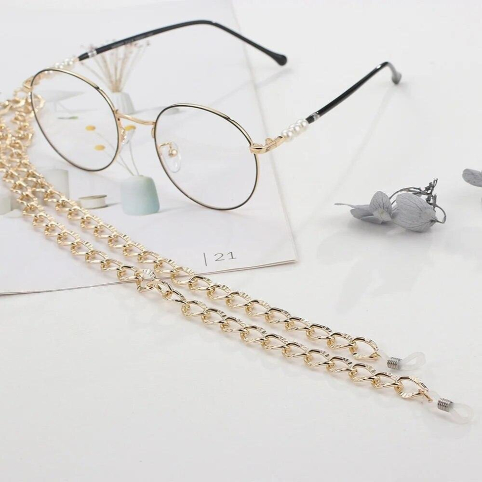 1pc/10pcs/lot Metal Eyeglass Chains bold thick Sunglasses Neck Cord Holder Eyeglass chains retail