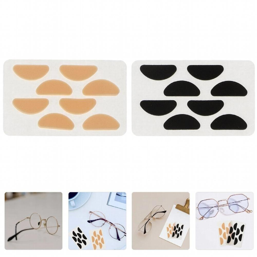 Multicoloured Nose Pads Pad Glasses Eyeglass Eyeglasses Cushion Pieces Sunglasses Foam Support Silicone Nosepads Grips Sticky Adhesive Sponge