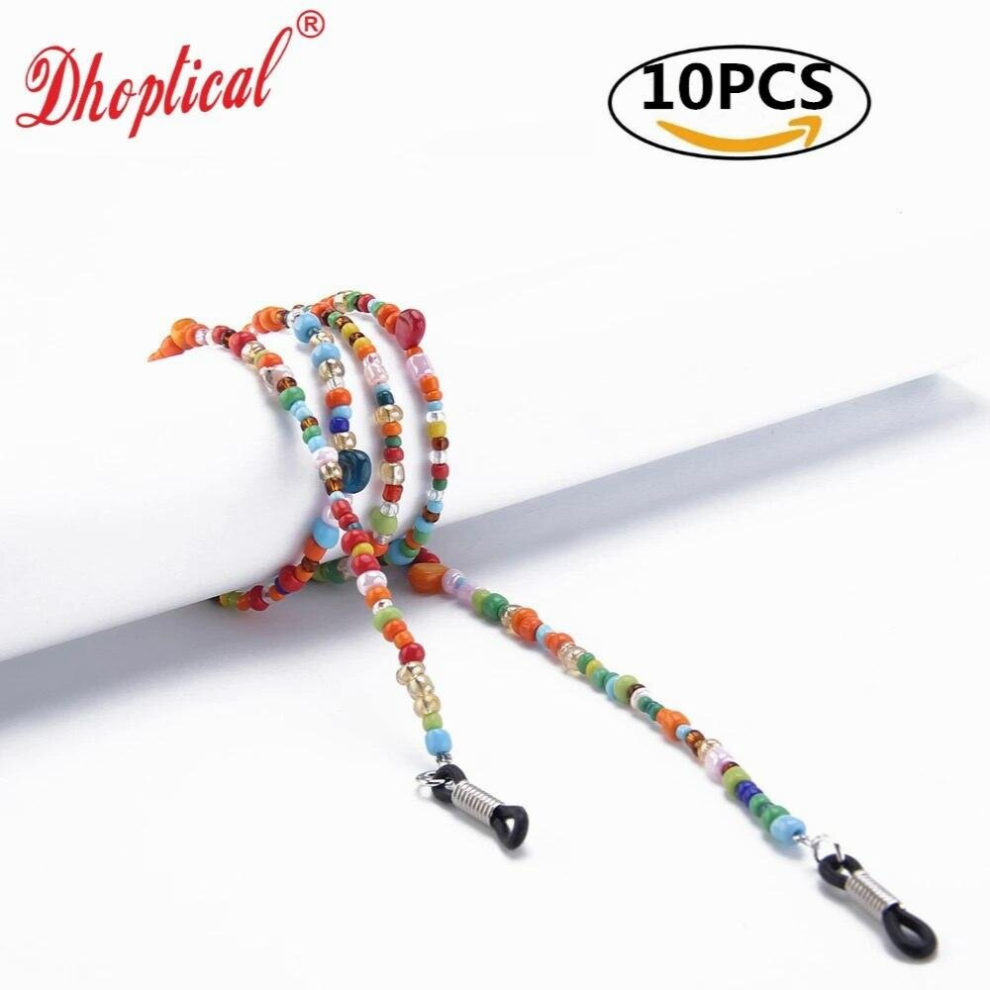 10pcs eyeglasses chain ,fashion sunglasses reading holder avoid glasses slip by