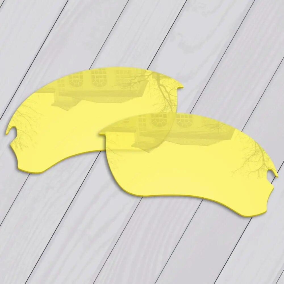 E.O.S Replacement?Lenses?for?Oakley Flak Draft OO9364 Sunglasses - HD Yellow Non Polarized