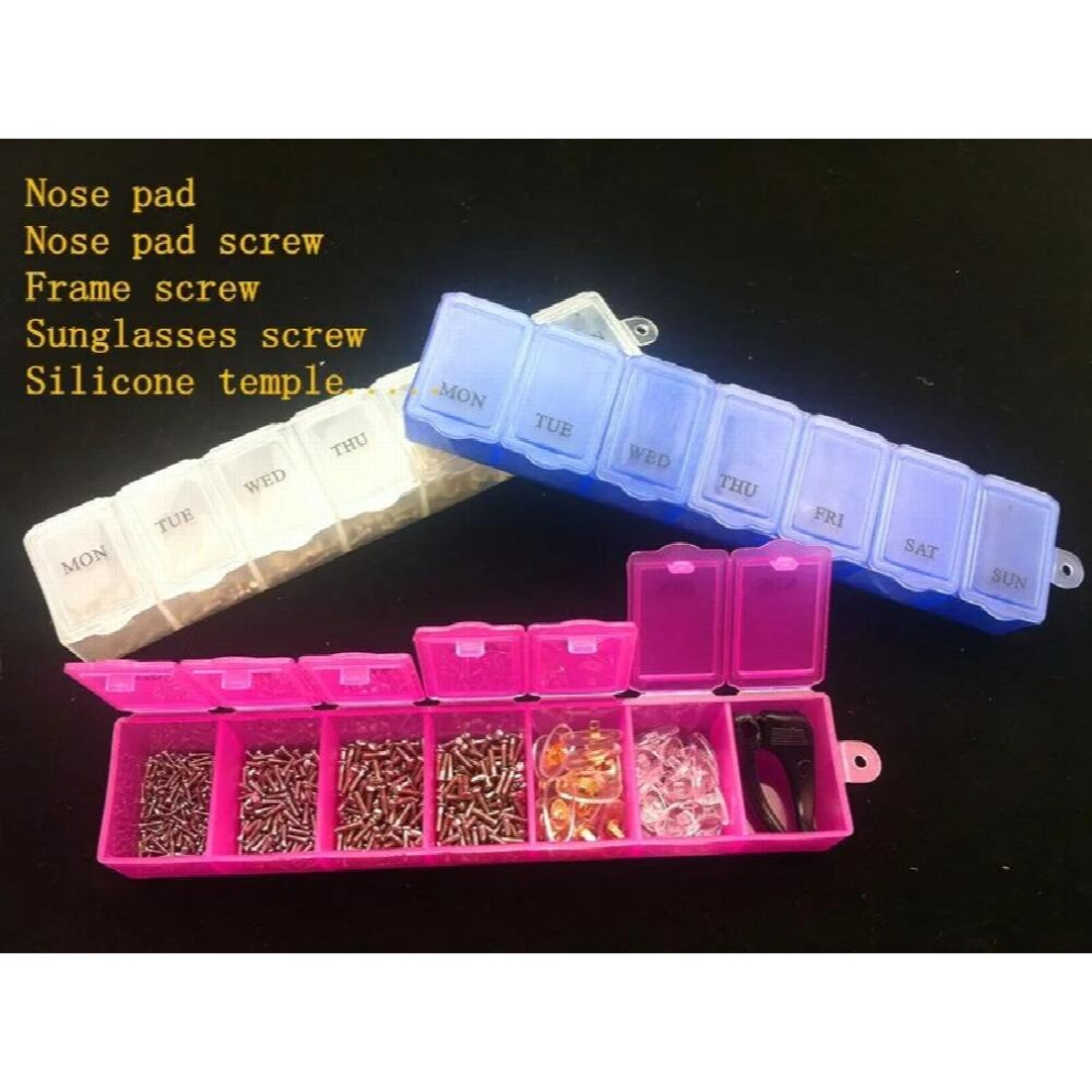 Eyeglasses Screw Set,Eyeglasses Screw Nose Pad Set/ Sunglasses Screw Set Accessories 885672492212