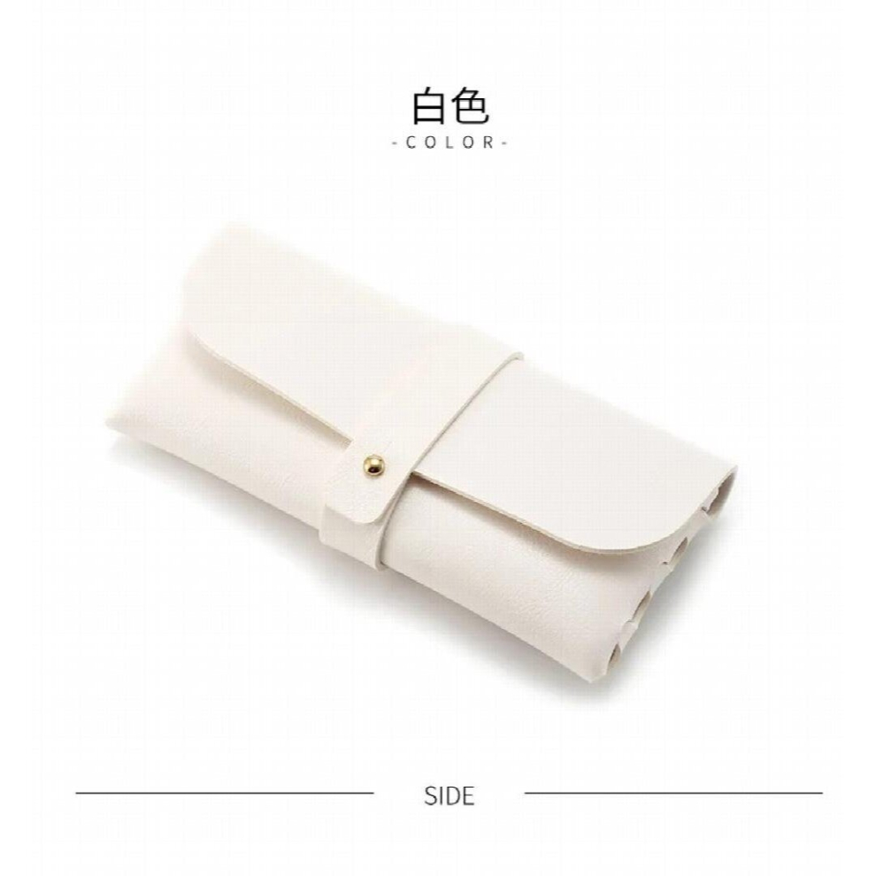 Men Women Portable Glasses Case Magnetic PU Leather Fold-able Sunglasses Eyeglass Box Holder Eyewear Accessories