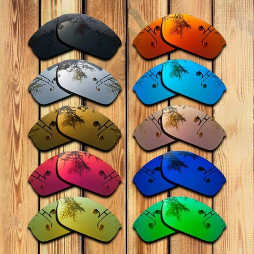 100% Precisely Cut Polarized Replacement Lenses for Flak Jacket Sunglass - Many Colors 1