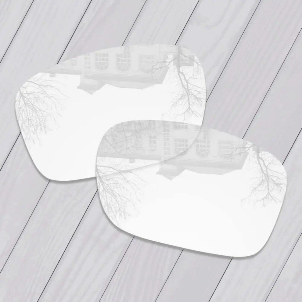 E.O.S Replacement?Lenses?for?Oakley?Big Taco OO9173 Sunglasses - HD Clear Non Polarized