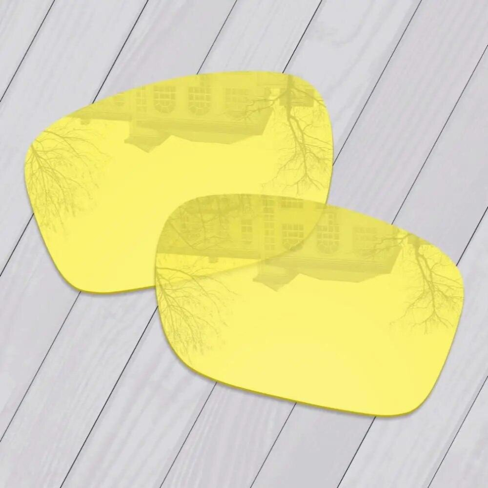 E.O.S Replacement?Lenses?for?Oakley?Big Taco OO9173 Sunglasses - HD Yellow Non Polarized