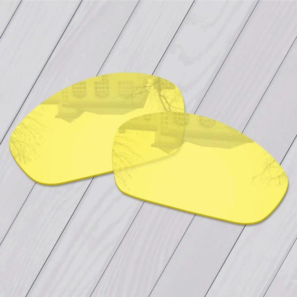 E.O.S Replacement?Lenses?for?Oakley Monster Dog Sunglasses - HD Yellow Non Polarized