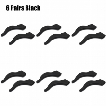 6 Pairs/Lot Sunglasses Eyewear Silicone Anti Slip Ear Hooks Temple Holder Sports Kids Eye Glasses Accessories Anti-slip