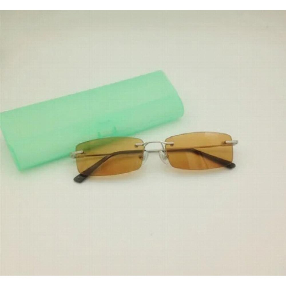 Multicoloured Ready-Made Rimless Reading Glasses Men Or Women Brown Lenses Reading Sunglasses Lenses Degree From +1.00 To +6.00