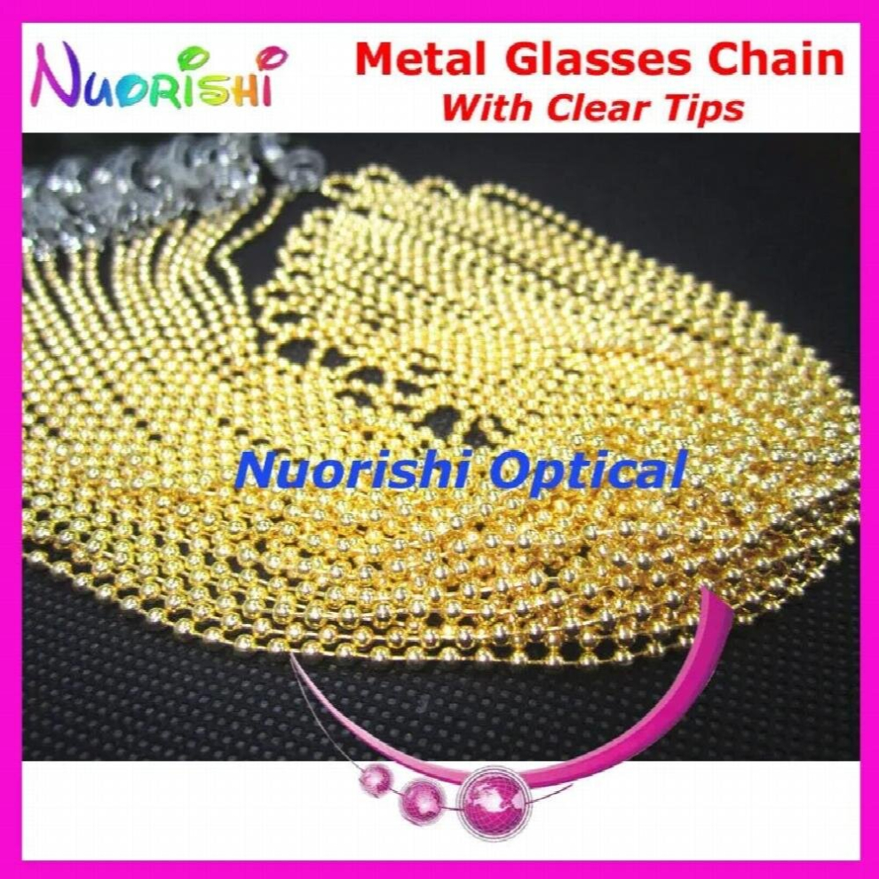 Multicoloured L507 12Pcs Metal Sunglass Eyewear Glasses Neck Cord Chain Retainer Strap Lanyard Holder Retainer
