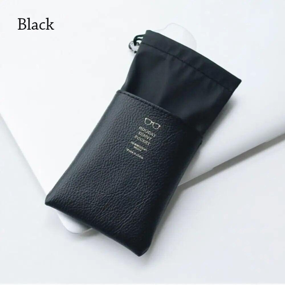 Storage Bag Women Soft Leather Sunglasses Protector Eyewear Case Glasses Bag Eyeglasses Pouch
