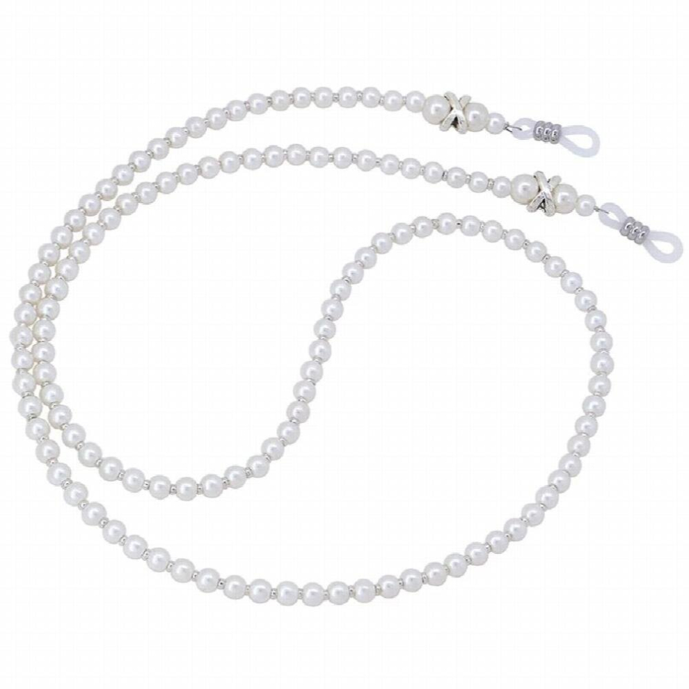 Multicoloured Pearls Beaded Eyeglass Chain Reading Glasses Sunglasses Hanging Lanyard Neck Cord Strap Rope Chain Slip Eyewears