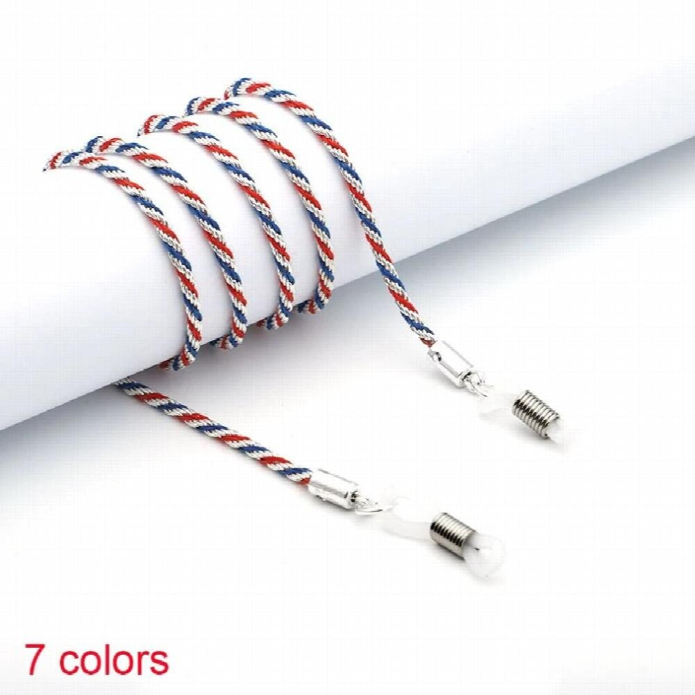 Multicoloured Maserratula Rope Eyeglass Chains Sunglasses Eyewears Neck Cord Holder With Silicone Good Loop