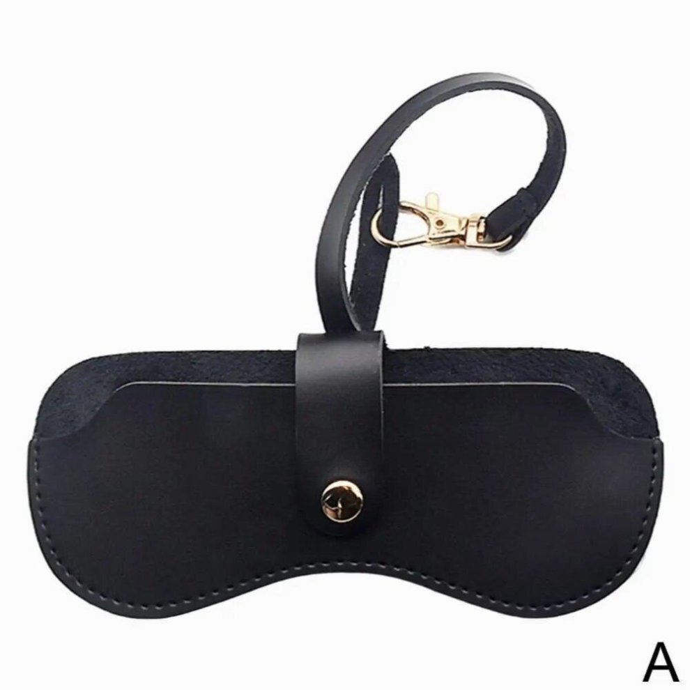 High Portable PU Leather Snap Glasses Case Glasses Container Cover Ultra-thin Glasses Case Sunglasses Storage Bag