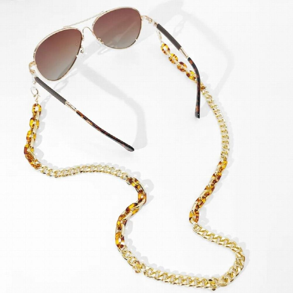 Leopard Chain for Mask Glasses Women Men Acrylic Sunglasses Chains Lanyard Reading Eyeglasses Cord Neck Strap Rope