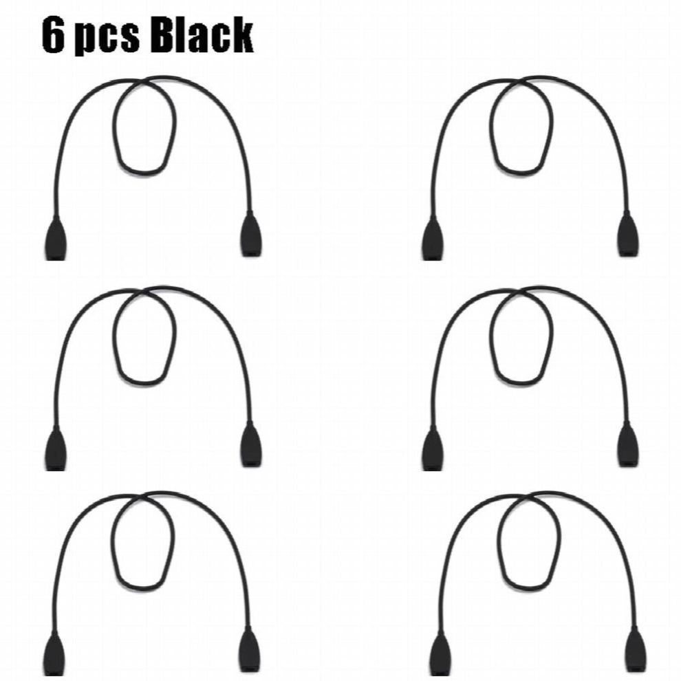 6Pcs/Lot Anti-Slip Eyeglasses Strap Cord Silicone Sports Glasses Rope Sunglasses Elastic Anti Slip String Ropes