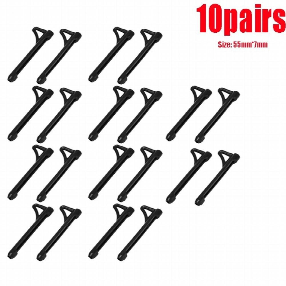 10pairs Silicone Glasses Anti-slip Sleeve Long Strip Glasses Leg Grip Ear Hook Sunglasses Holder Anti-slip Eyewear Accessories