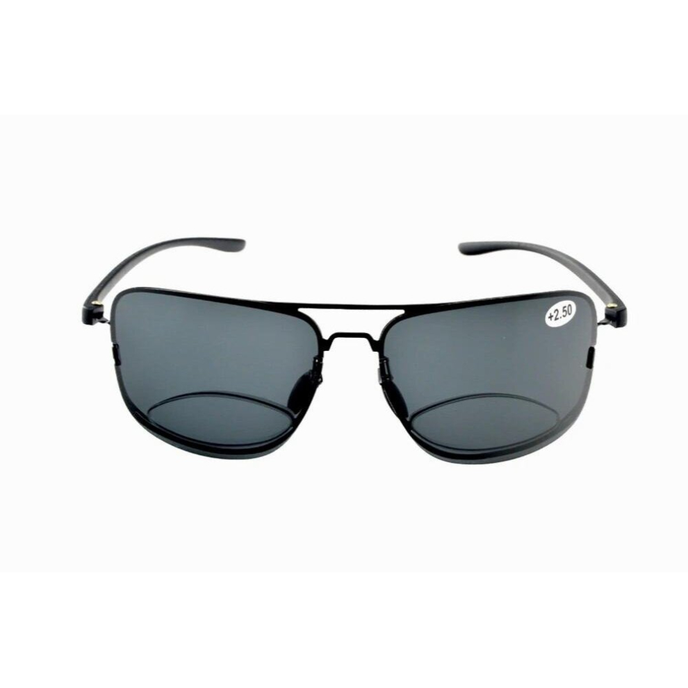 Pilot Frame Lenses See Near and Far Polarized Bifocal Reading SunGlasses 0.75 1 1.25 1.5 1.75 2 2.25 2.5 To 3.5