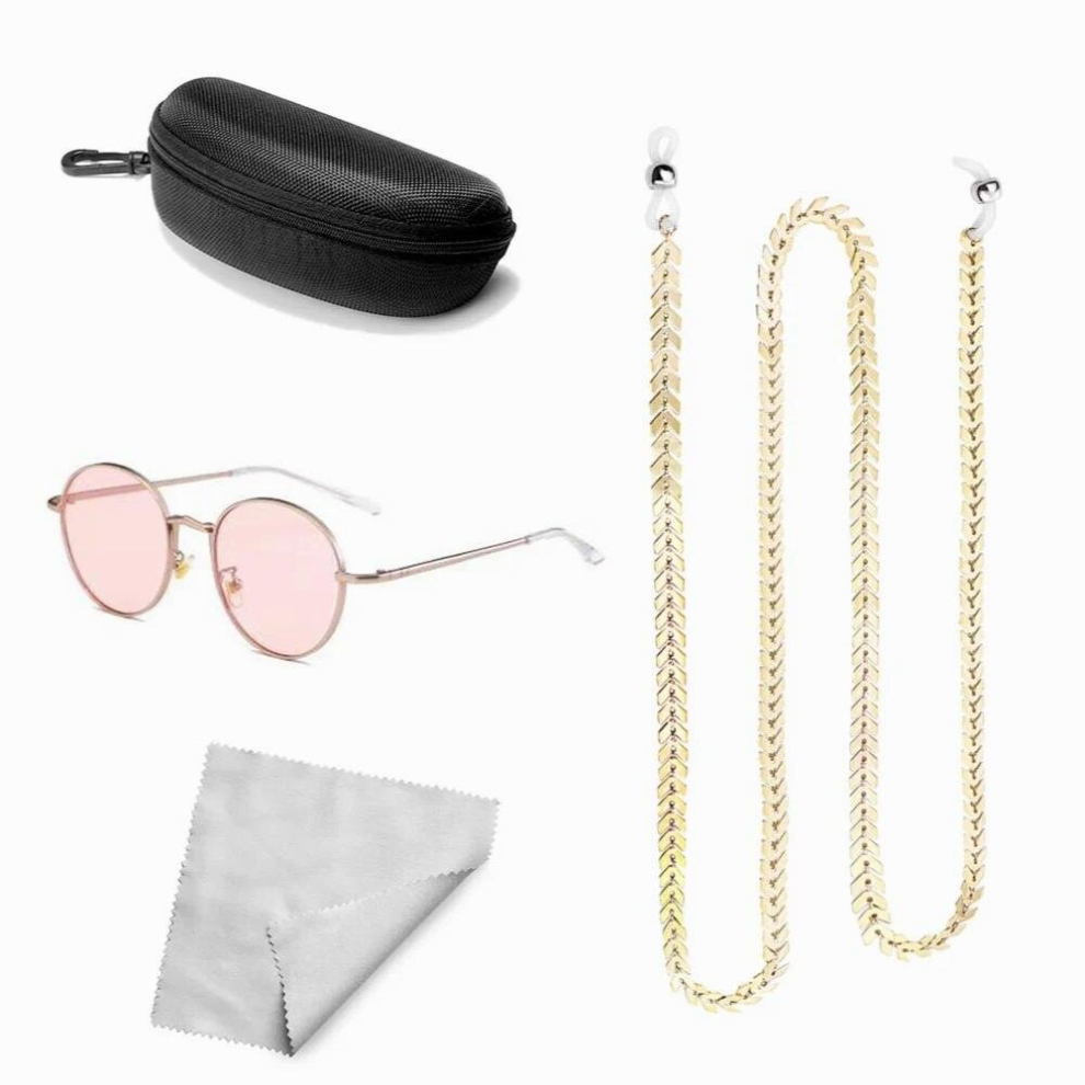 Multicoloured 1Pcs Women Pearls Sunglasses Chains Eyeglasses Chains Sunglasses Holder Necklace Eyewear Retainer Accessories