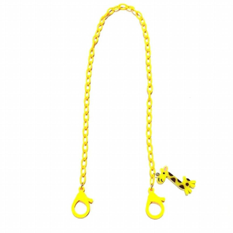 Childrens Glasses Chain Anti-lost Acrylic Mask Lanyard Holder Cartoon Giraffe Charm Sunglasses Chain Strap Jewelry Gift