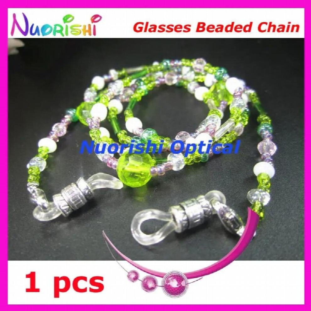 Multicoloured 1/5/10Pcs Nice Beaded Eyeglasses Sunglasses Eyewear Spectacle Chain Cords Lanyard L841