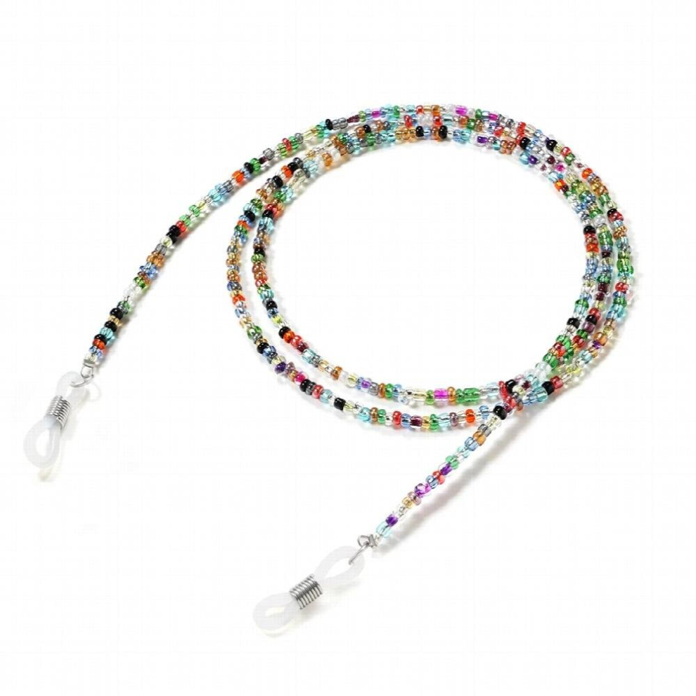 Multicoloured Reading Glasses Chain Retro Beads Eyeglass Sunglasses Spectacle Cord Neck Strap String Eye Wear