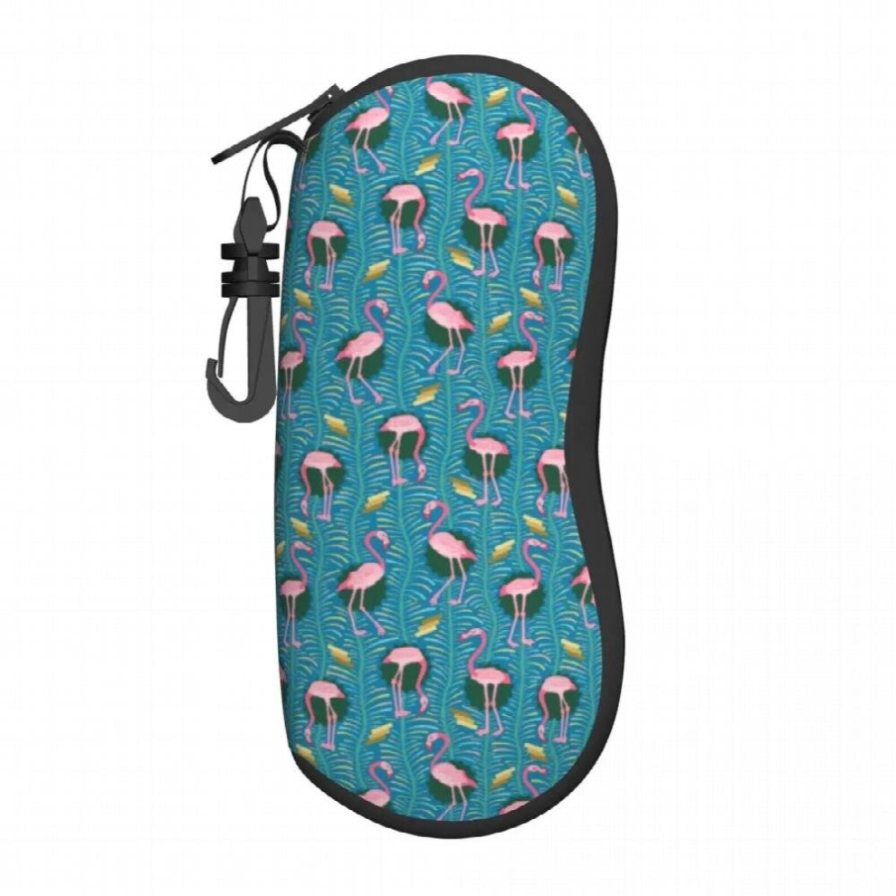 Vintage Birds Vertical Glasses Case Retro Floral Print Reading Retro Sunglasses Pouch Men Women Eyewear Box