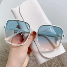 Rice Nail Square Sunglasses For Women Girls Anti-UV Sun Glasses Jelly Gradient Eyewear Goggles Eyeglasses UV400