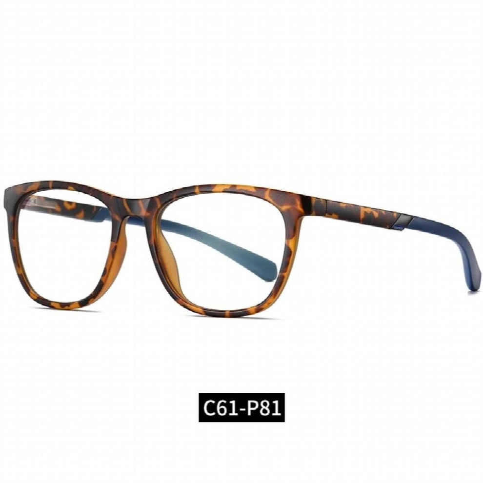 TR90 square Light Blocking Glasses Anti-fatigue Lightweight Eyeglasses Frame for Women Men Filter Ray Computer