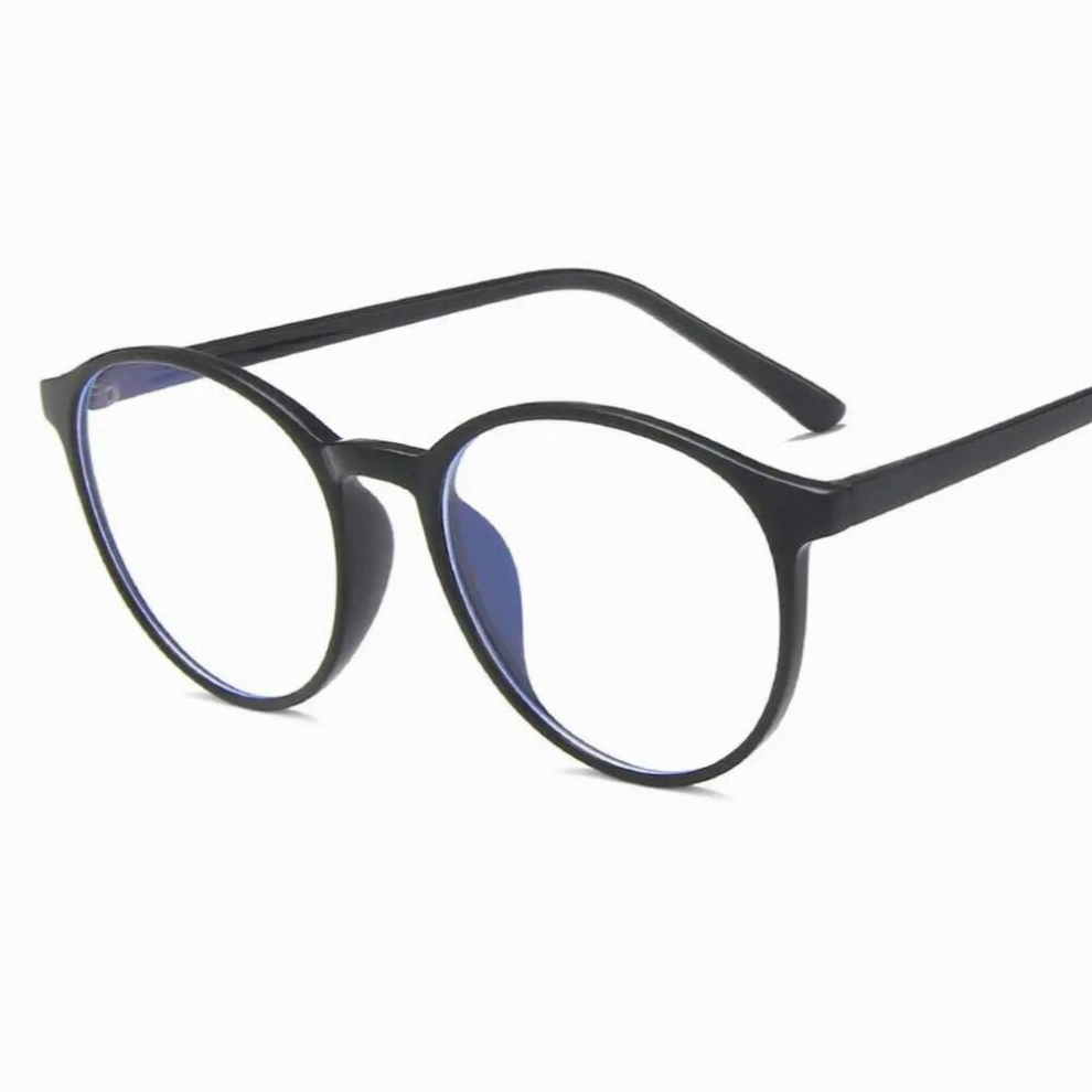 Transparent Anti Light Round Glasses Computer Eyewear Flat Mirror Spectacles Anti Light Eyeglasses 885672502836