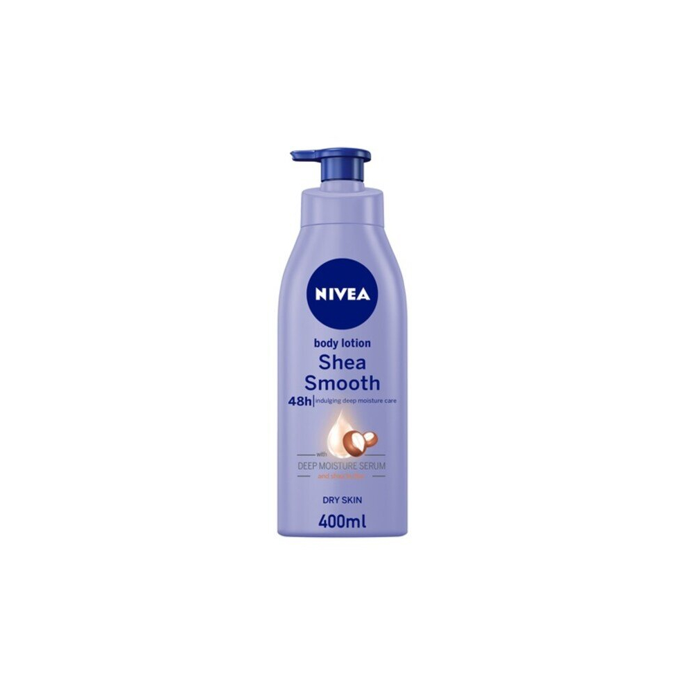 NIVEA Hydrating Body And Hand Lotion Dry Skin Shea Smooth Shea Butter 400ml