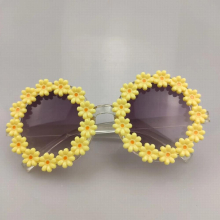Kids Sunglasses Sun Flower Children Sunglasses Girls Baby Shades Glasses UV400 Outdoor Travel Sun Protection Eyewear