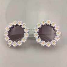 Flower Kids Sunglasses Round Children Sun Glasses Girls Baby Shades Glasses UV400 Outdoor Sun Protection Eyewear