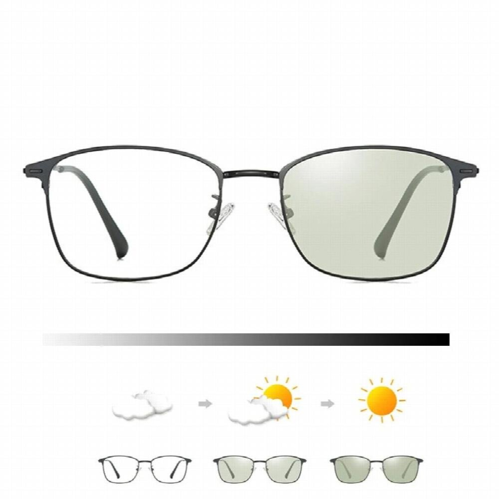 Multicoloured Alloy Outdoor Photochromic Reading Glasses Men Sun Automatic Discoloration Presbyopia Hyperopia Glasse Gafas De Lectura