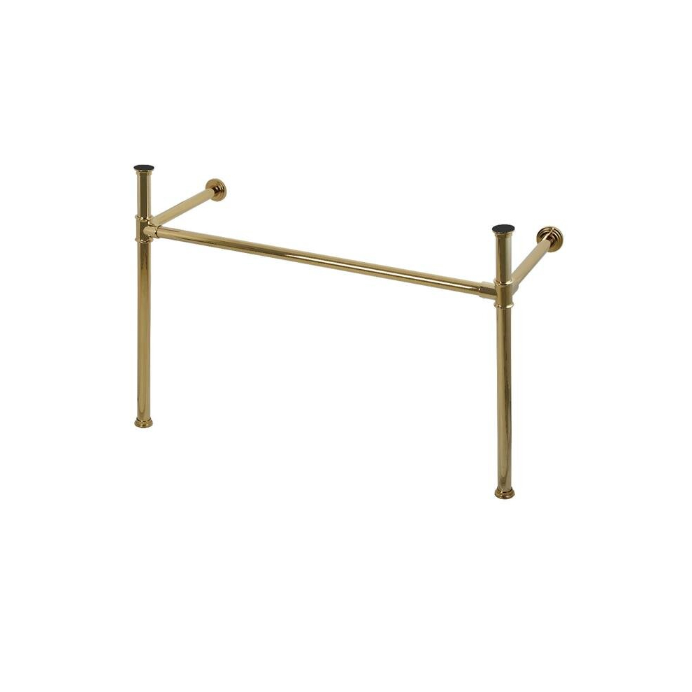 Imperial Stainless Steel Console Legs, Polished Brass 780475785496