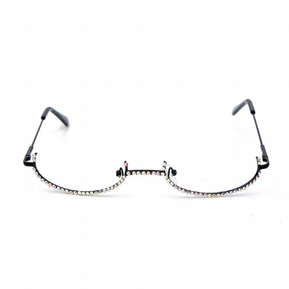 Rhinestone Eyeglass Frames Eye Glasses Frames For Women Rimless Diamond Glasses Frames Men Eyewear Sunglasses Decoration