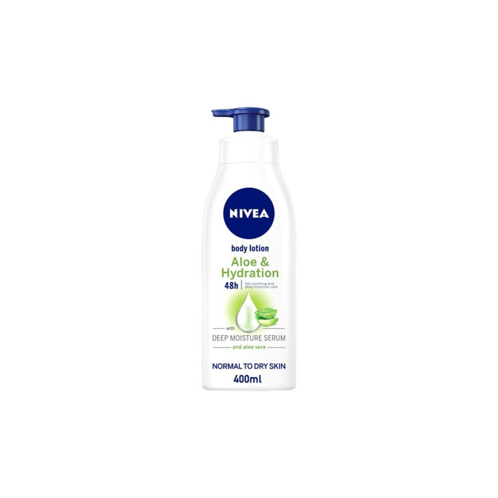 Nivea Soothing Body And Hand Lotion Hydration Aloe Vera Normal To Dry Skin 400Ml