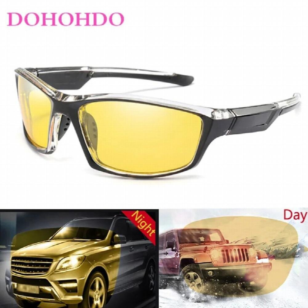 Night Vision Anti-glare Glasses For Driving Men Polarized Sunglasses Yellow Lens Eyeglasses Fishing Driver Goggles Gafas
