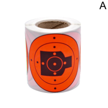 (A) 200x Splatter Targets Shooting Reactive Target Sticker Self Adhesive Roll