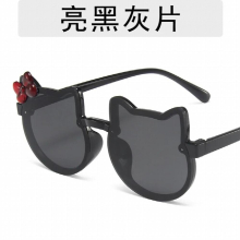Two Ear Childrens Sunglasses Colorful Bowknot Sunglasses Selfie Glasses