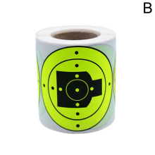 (B) 200x Splatter Targets Shooting Reactive Target Sticker Self Adhesive Roll