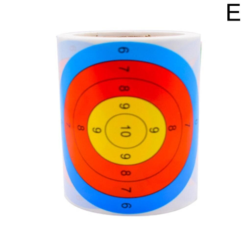 (E) 200x Splatter Targets Shooting Reactive Target Sticker Self Adhesive Roll