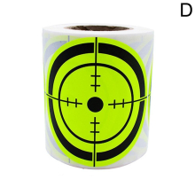 (D) 200x Splatter Targets Shooting Reactive Target Sticker Self Adhesive Roll