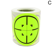 (C) 200x Splatter Targets Shooting Reactive Target Sticker Self Adhesive Roll