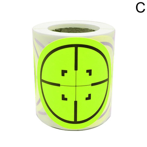 (C) 200x Splatter Targets Shooting Reactive Target Sticker Self Adhesive Roll