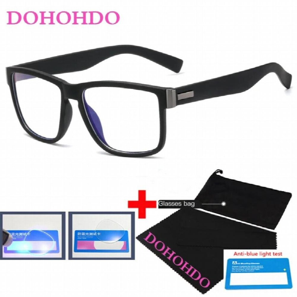 Anti Light Glasses Frame For Men Women Clear Lens Computer Gaming Eyeglasses Square Eyewear Anti-UV Optical Frame