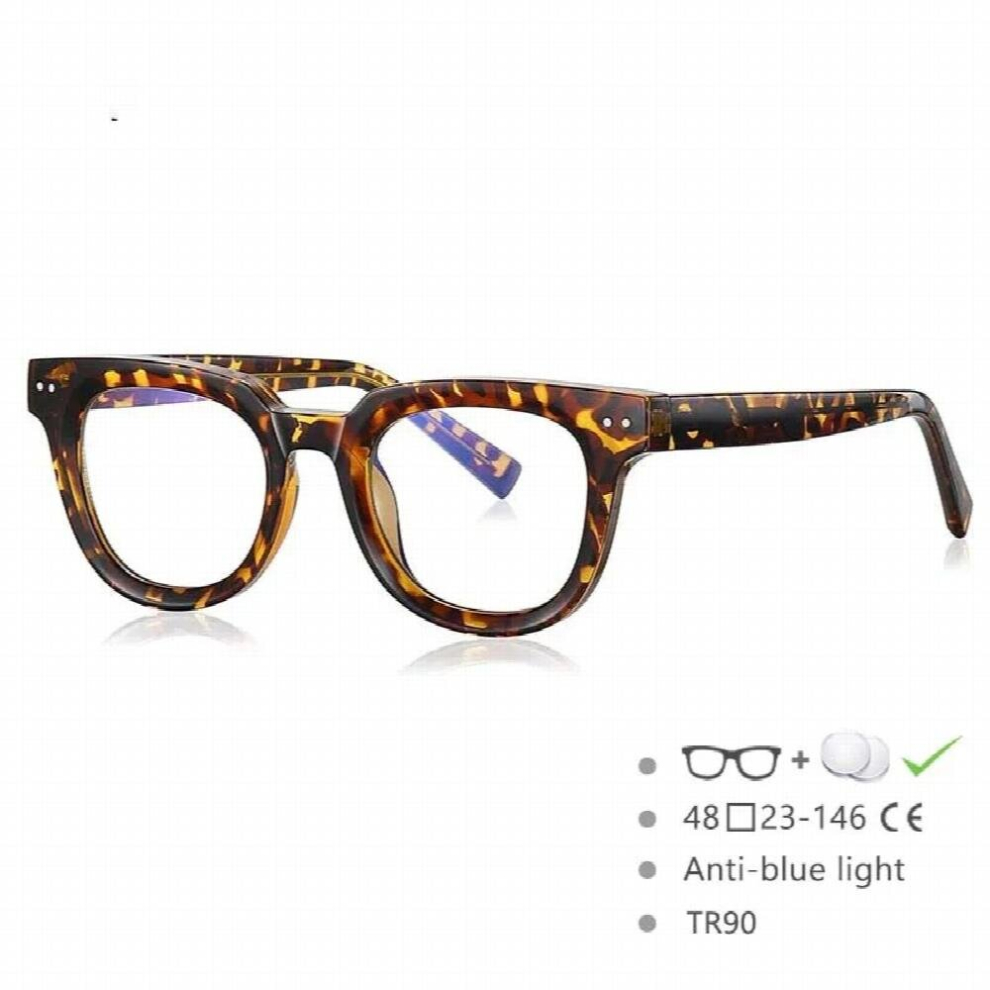 Multicoloured 54560 Tr90 Anti Glasses Frame Myopia Glasses Retro Round Optical Prescription Eyeglasses Frame Men And Women
