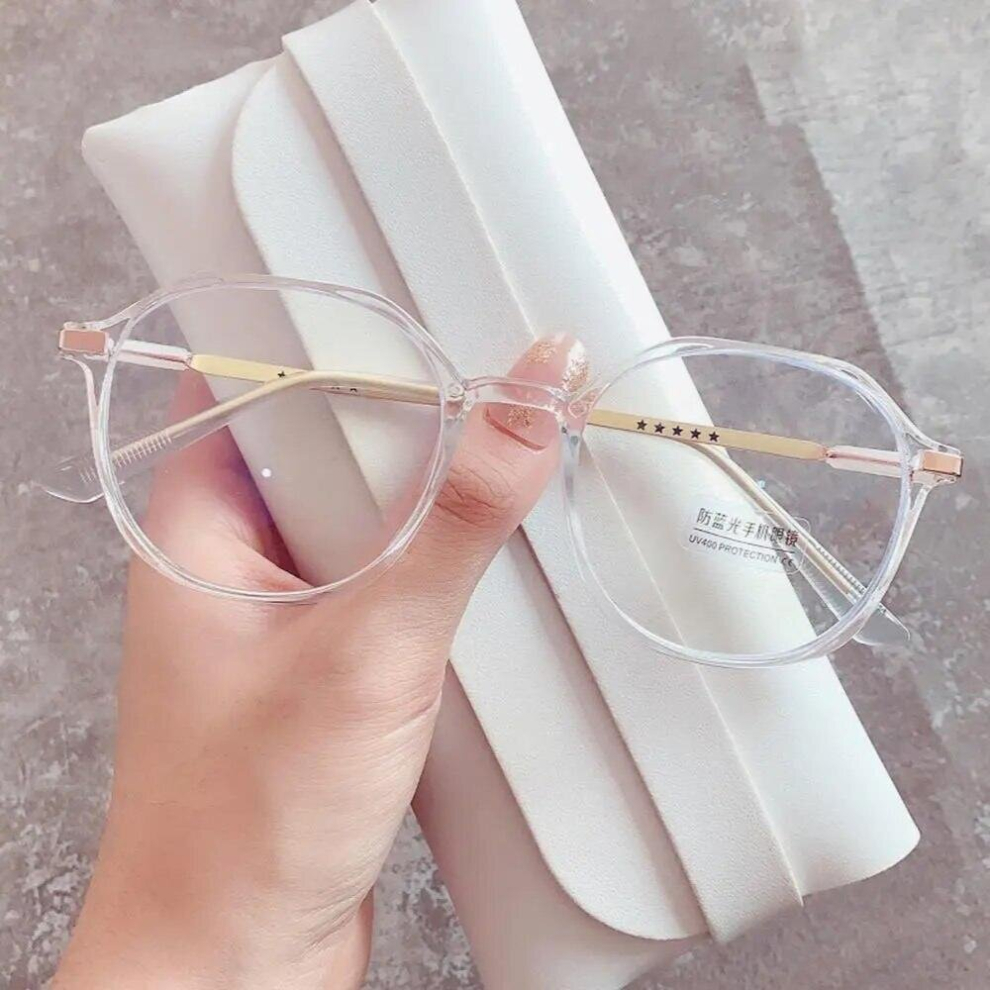 Multicoloured 1Pcs Women Men Transparent Computer Glasses Spectacle Frame Anti Ray Clear Lens Eyeglasses